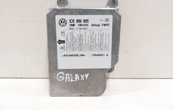 Ford Galaxy Airbag control unit/module 1C0909605 5WK43121 15040801A