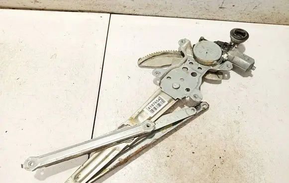 Sliding door window regulator with motor