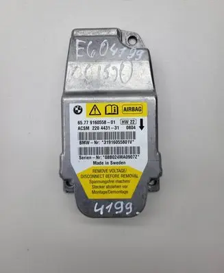 BMW 5 E60 E61 Airbag control unit/module 6577916055801