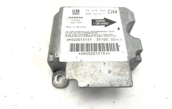 Opel Zafira A Airbag control unit/module 24416704 1923594 5WK42978