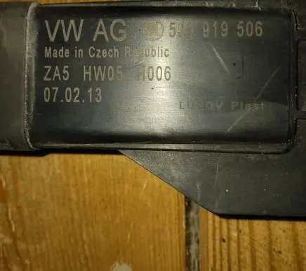 Skoda Roomster (5J) Coolant fan relay 5J0919506