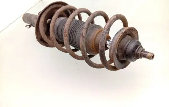 Front shock absorber with coil spring
