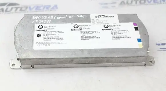 BMW X5 E70 Bluetooth control unit module 9181276
