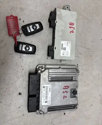 BMW 5 F10 F11 Engine ECU kit and lock set 9359013 2142461450 5WK50822HBR