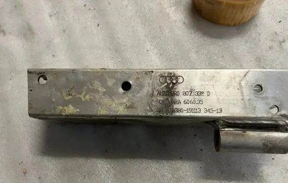 Front bumper shock/impact absorber