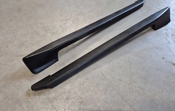 Volkswagen Golf II Front driver seat rail trim 191881088 191881087
