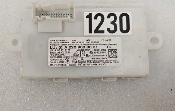 Mercedes-Benz S W222 Keyless system antenna A2229008021