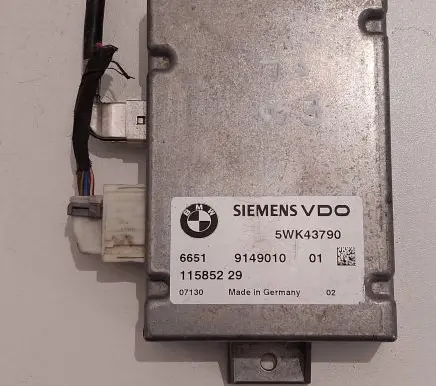 BMW 5 E60 E61 Camera control unit module 9149010 11585229 5WK43790