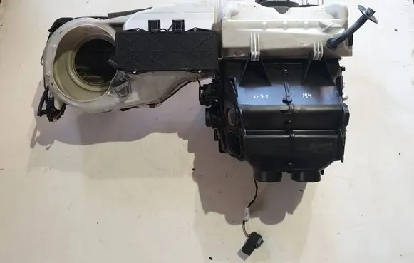 Interior heater climate box assembly