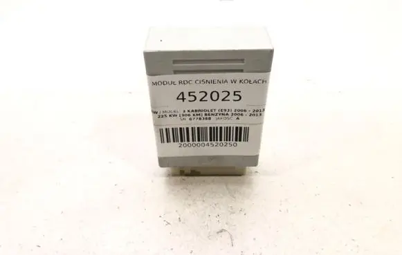 BMW 3 E92 E93 Other control units/modules 6778388