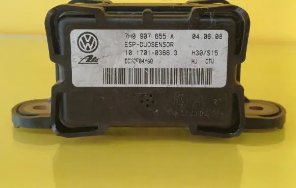 Volkswagen Touran I ESP acceleration yaw rate sensor 7H0907655A 10.1701-0366.3