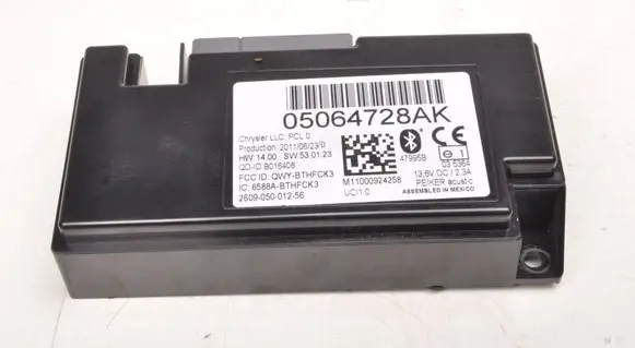 Jeep Compass Bluetooth control unit module 05064728AK