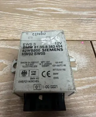 BMW 5 E39 Immobilizer control unit/module 8382454 C289802 62WB800