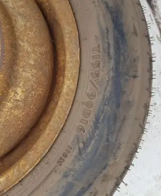Peugeot 407 R16 spare wheel 