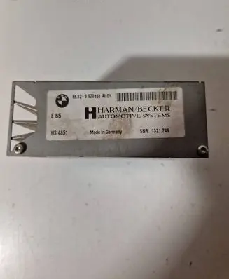 BMW 5 E60 E61 Bluetooth control unit module 6920461