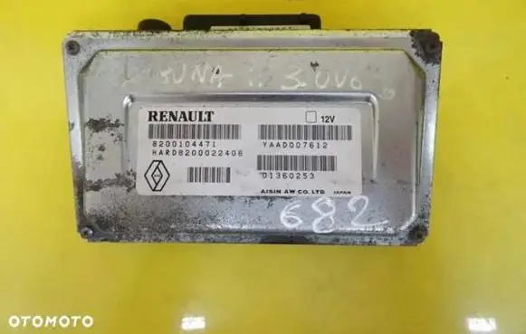 Renault Laguna II Engine control unit/module 8200104471 YAAD007612
