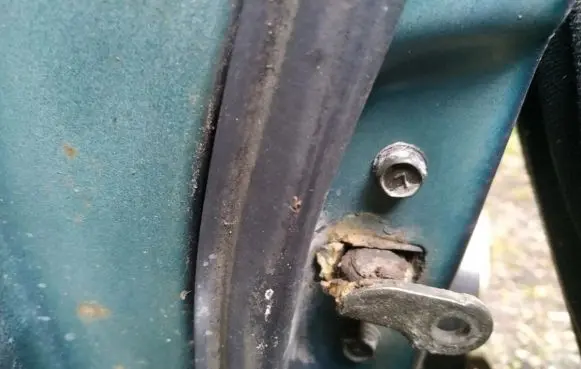 Hyundai Trajet Front door check strap stopper 