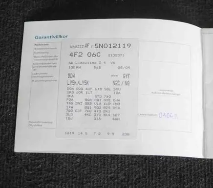 Audi A6 S6 C6 4F User manual 