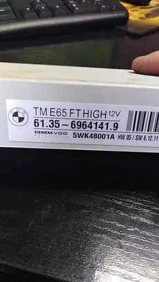 BMW 7 E65 E66 Door control unit/module 6964141