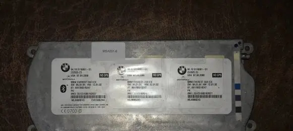 BMW 5 E60 E61 Bluetooth control unit module 9116801