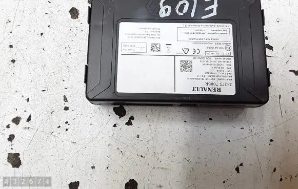 Renault Zoe GPS navigation control unit/module 282757006r