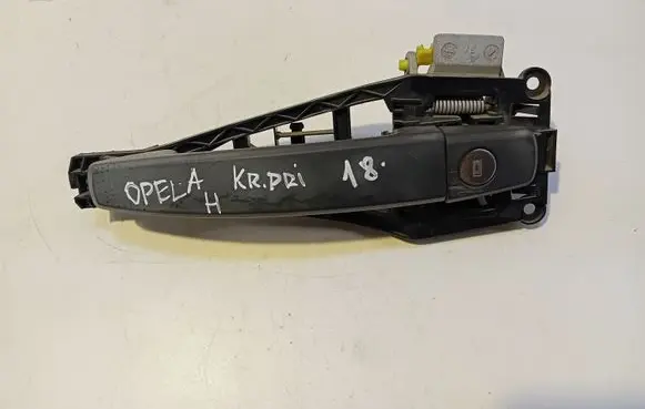 Opel Astra H Front door exterior handle 24463523