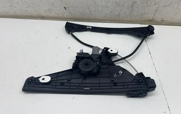 Opel Corsa F Front door window regulator with motor 9829043680