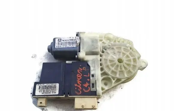 Citroen C4 I Front door window regulator motor 9681576980