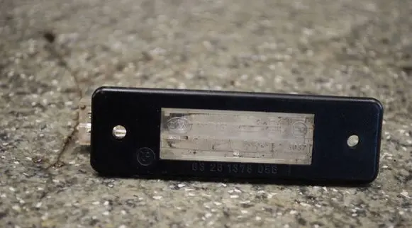 BMW 5 E34 Number plate light 63261378056