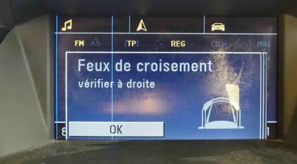 Opel Zafira B Screen/display/small screen 13275954 IMPRK1293292