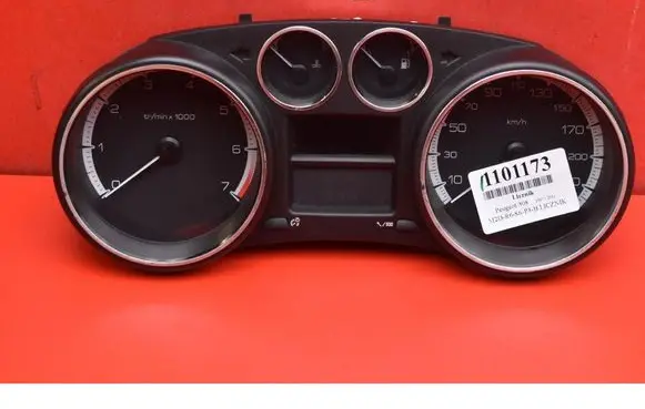 Peugeot 308 Speedometer (instrument cluster) 9665107380