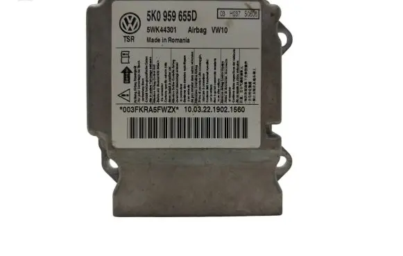 Volkswagen Golf VI Airbag control unit/module 5K0959655D 5WK44301