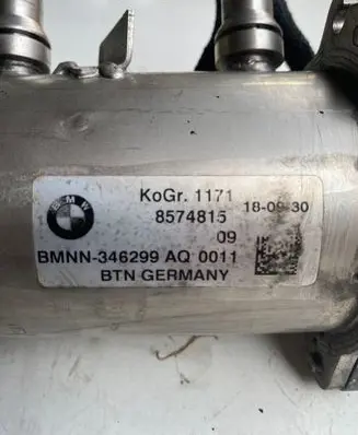 BMW 5 G30 G31 EGR valve cooler 8574815 MNN346299AQ