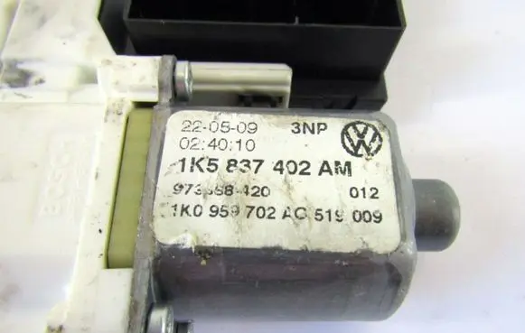 Front door window regulator motor