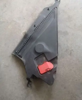 Engine bonnet/hood lock trim molding