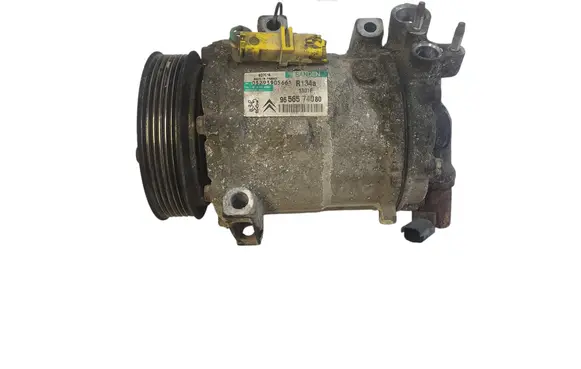Peugeot 607 Air conditioning (A/C) compressor (pump) 9656574080