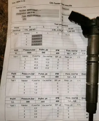 Mercedes-Benz C W203 Fuel injector A6420700587 061016 0445115027