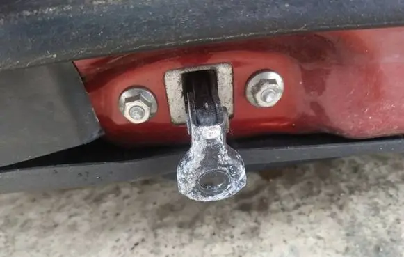 Mazda CX-7 Front door check strap stopper 