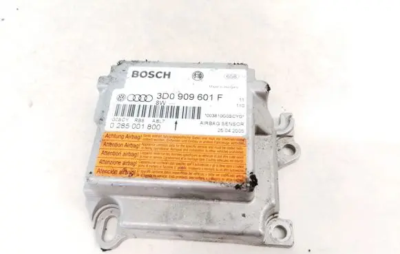 Volkswagen Touareg I Airbag control unit/module 3D0909601F 0285001800