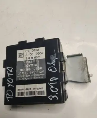 Toyota Hilux (AN10, AN20, AN30) Other control units/modules 0819002850 2370002820 020730
