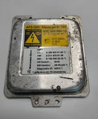 Mercedes-Benz ML W164 Headlight ballast module Xenon 5DC00906010 A2118709126 711000781AC
