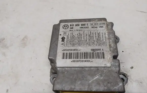 Volkswagen Golf Plus Airbag control unit/module 1K0909605T