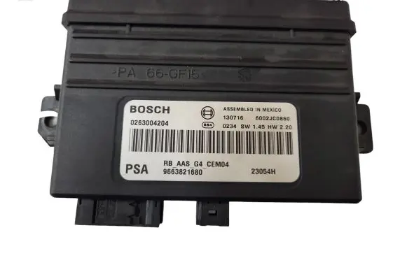 Citroen C5 Parking PDC control unit/module 0263004204 9663821680