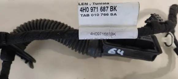 Audi A8 S8 D4 4H Rear door wiring loom 4H0971687BK