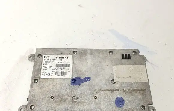 BMW 7 E65 E66 Phone control unit/module 6931712 84116931712 11585217