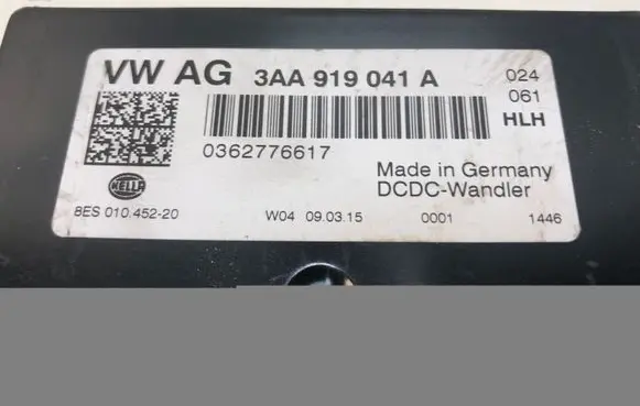 Skoda Superb B6 (3T) Other control units/modules 3AA919041A