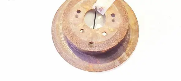 Hyundai Santa Fe Rear brake disc neventiliuojamas