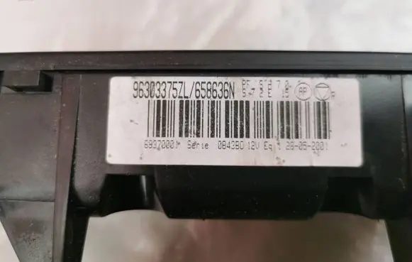Peugeot 406 Climate control unit 96303375ZL 69370001 658636N