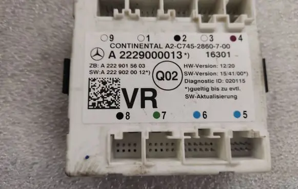 Mercedes-Benz C W205 Door control unit/module A2229000013 A2229020012 A2229015203