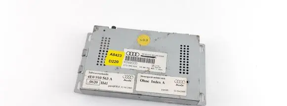 Audi A6 S6 C6 4F Antenna control unit 4E0910563A 4E0910563